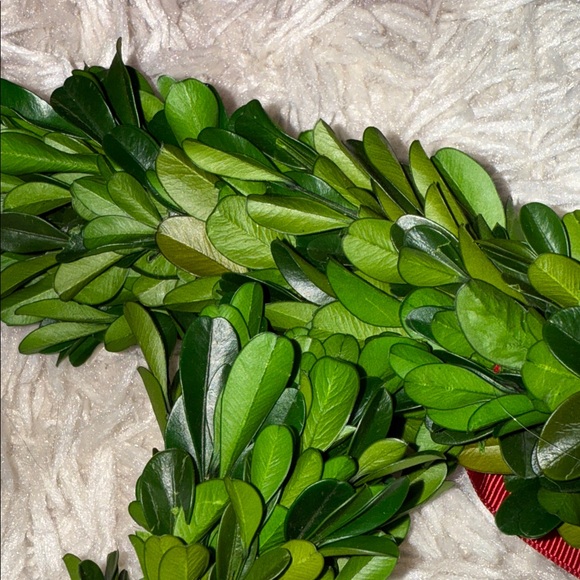 Smith & Hawken Festive Boxwood Greenery 'JOY' Holiday Garland - Picture 13 of 15